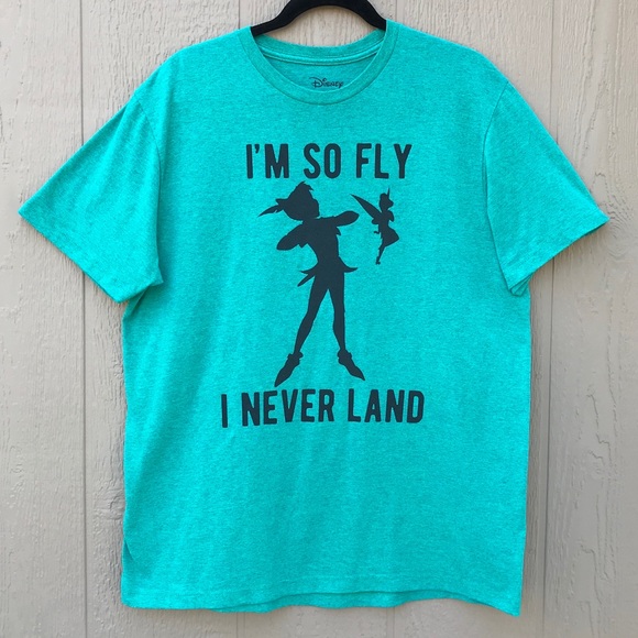 NWOT Disney Peter Pan Neverland Graphic Tee Large - Picture 2 of 7